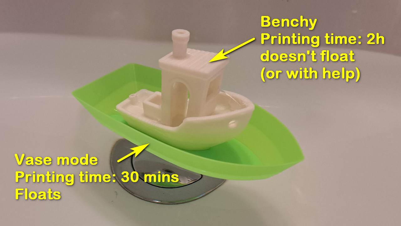 Miniatura 4 do modelo 3D Simple floating boat - spiral vase mode