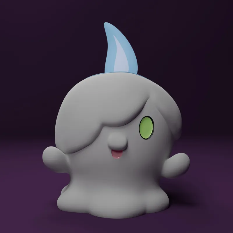 Ditto-Pokemon ghost 3D model 3D printable