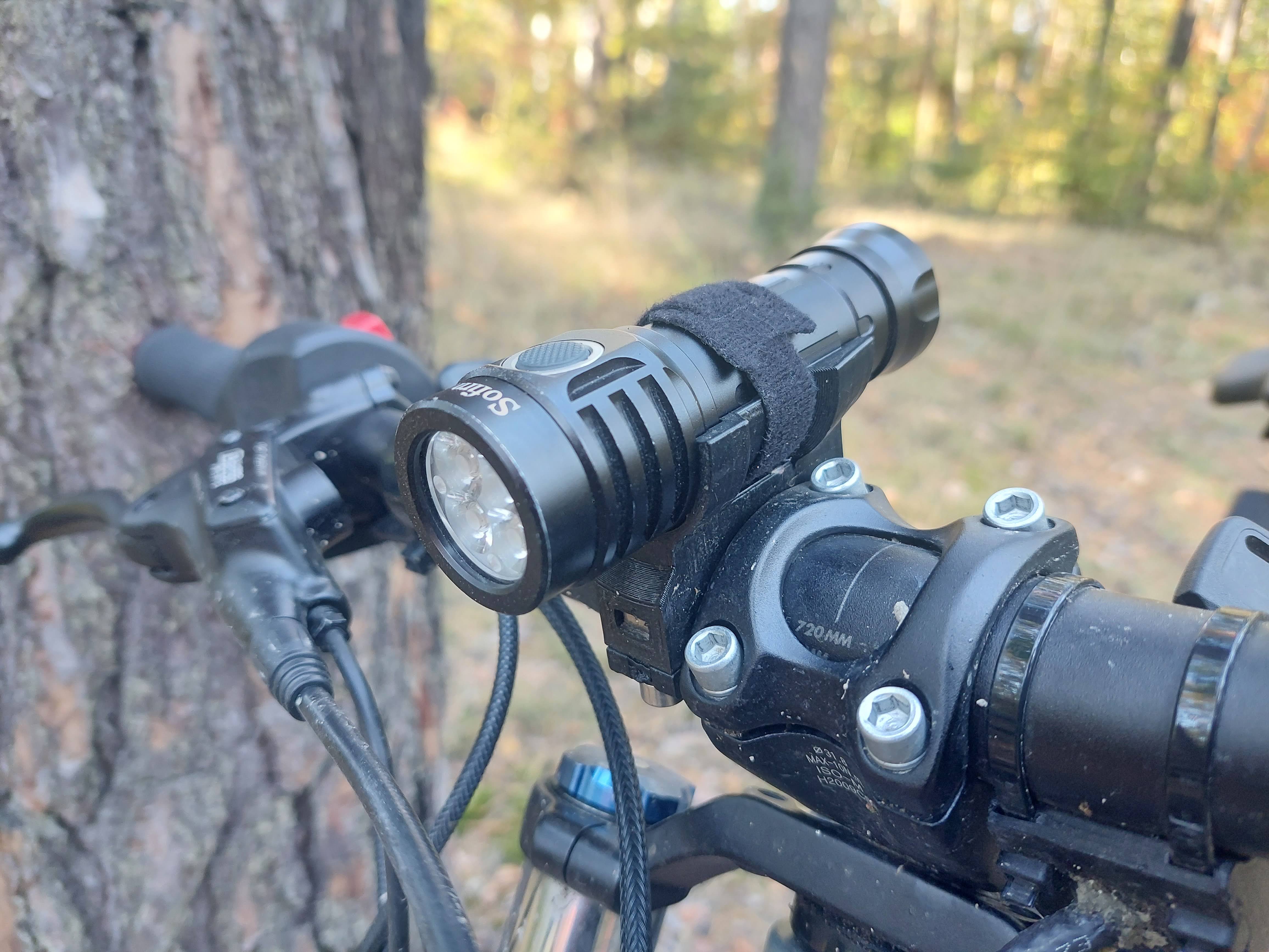 Sofirn IF25A handlebar mount Ø22.2/31.8mm