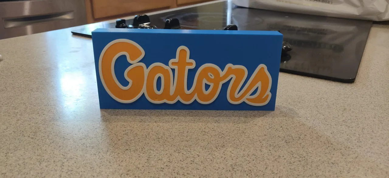 Florida Gators Script Logo 1929