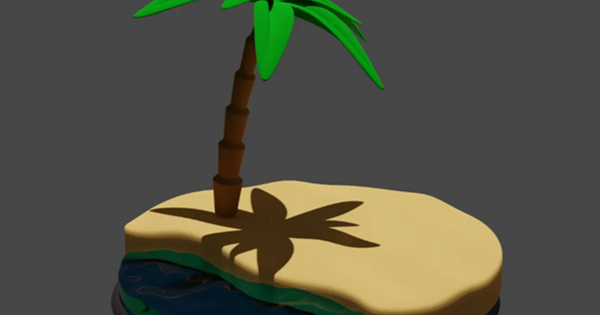 island by 3D printing girll | Download free STL model | Printables.com