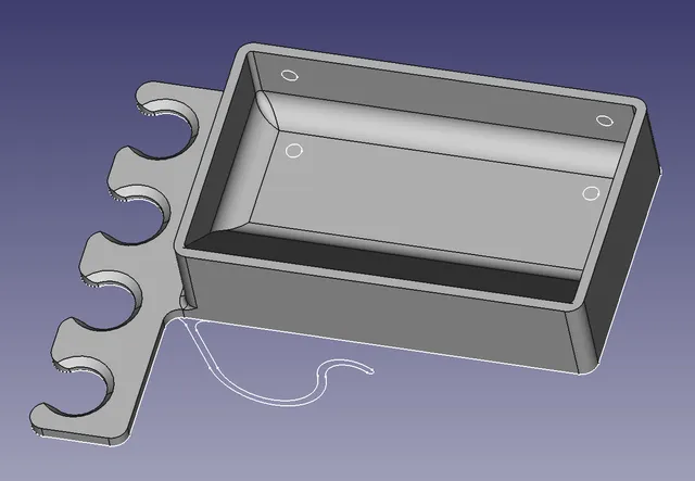 Oscilloscope probe holder and tray