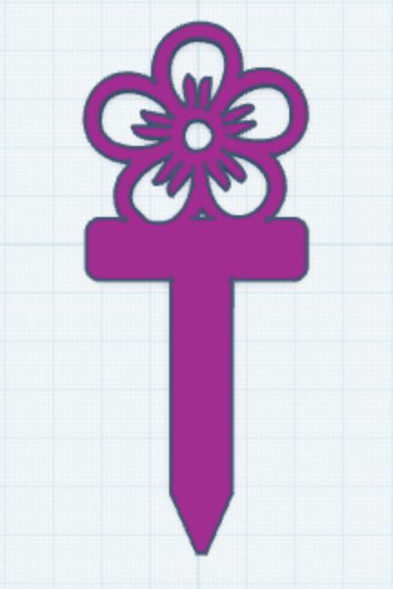 Flower Plant Marker