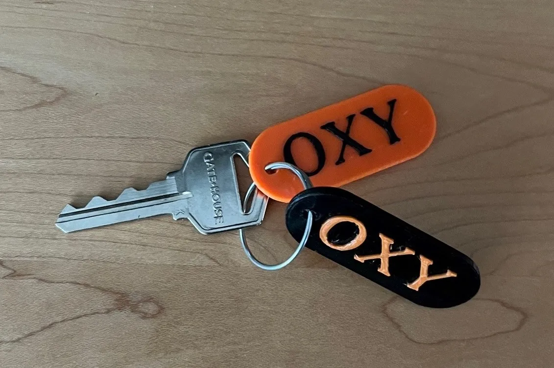 Occidental College Key Chain by Bob Sulla | Download free STL model ...