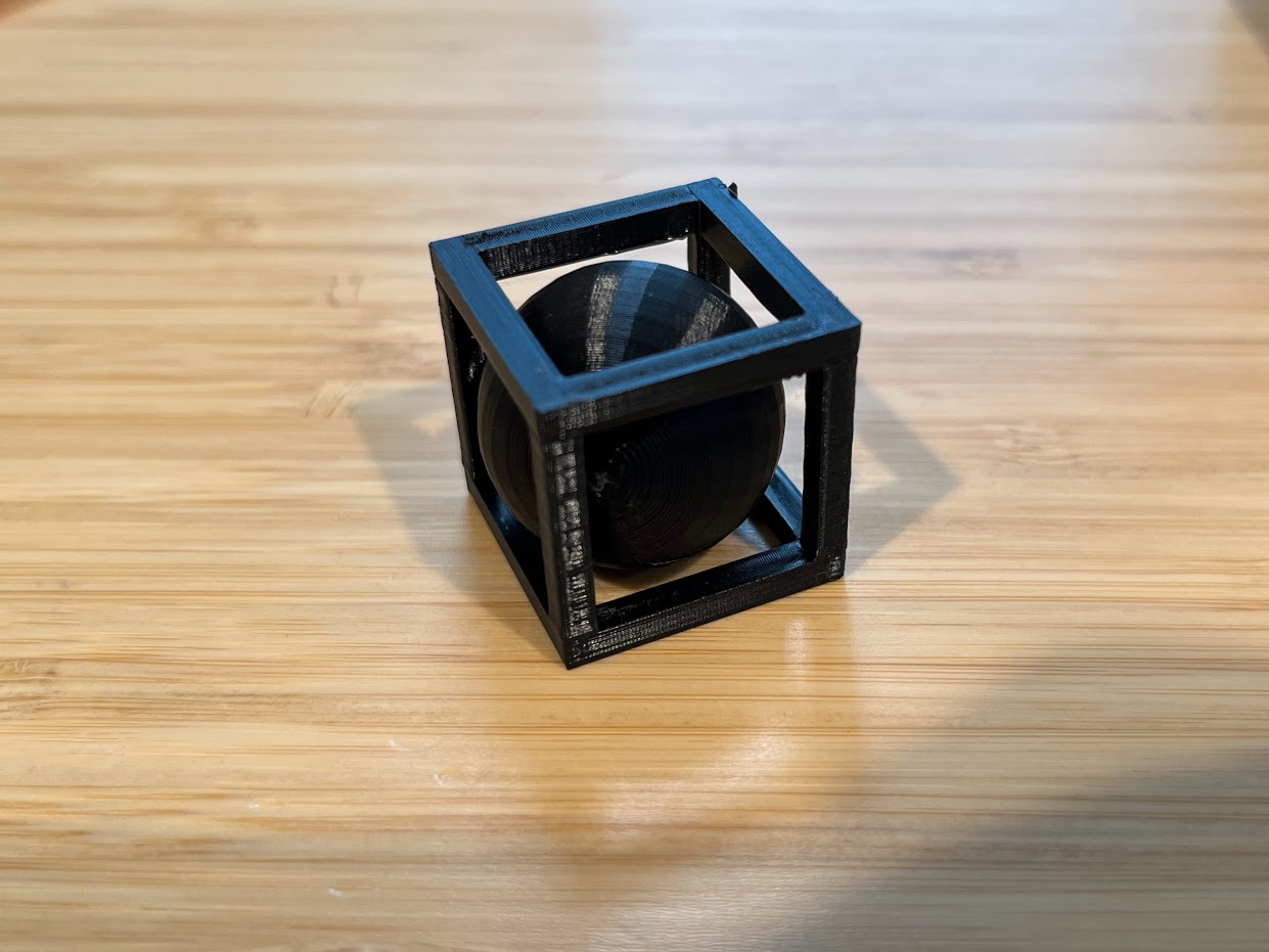 Impossible Sphere in Cube