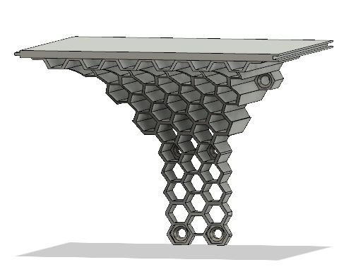 Extendable Hex shelf