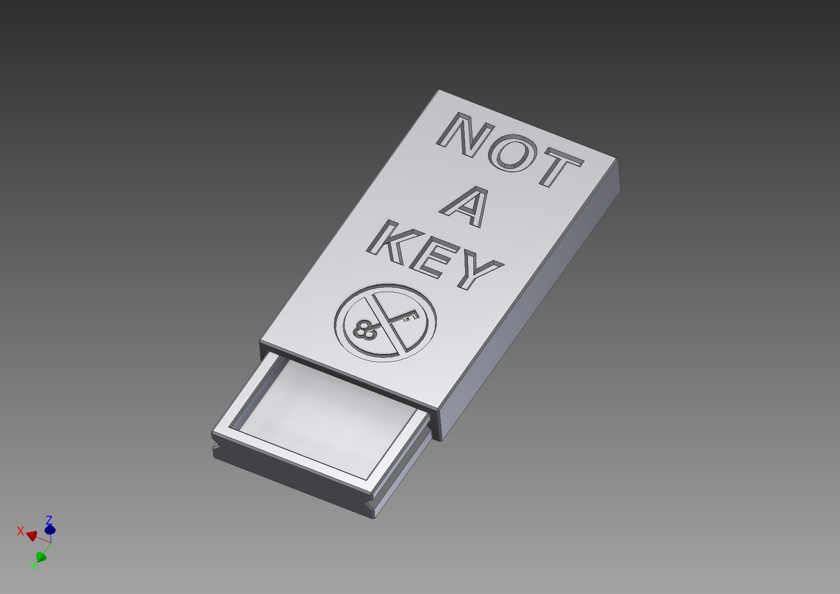 Miniatura 2 do modelo 3D SECURITY HIDE-A-KEY