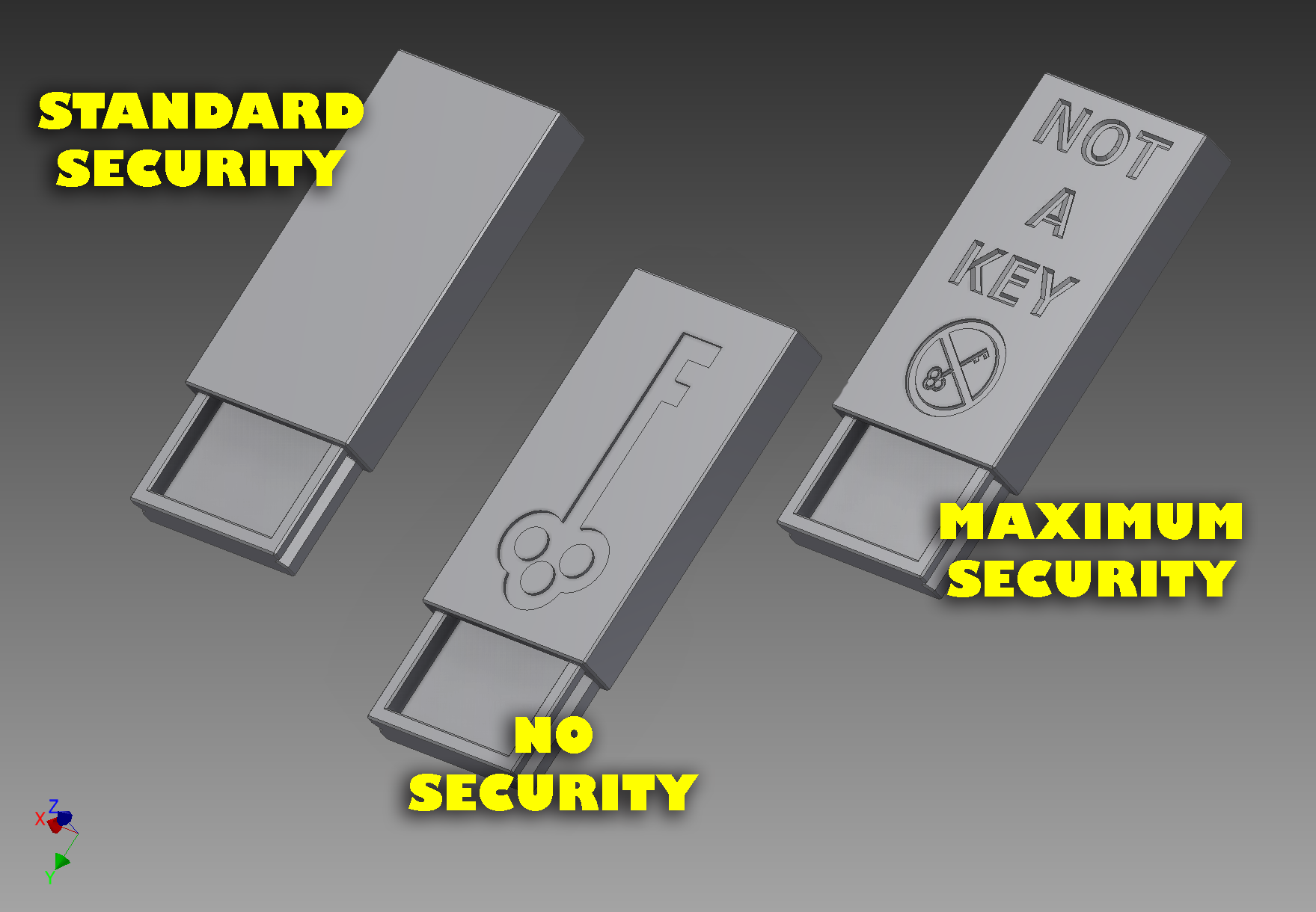 Miniatura 3 do modelo 3D SECURITY HIDE-A-KEY