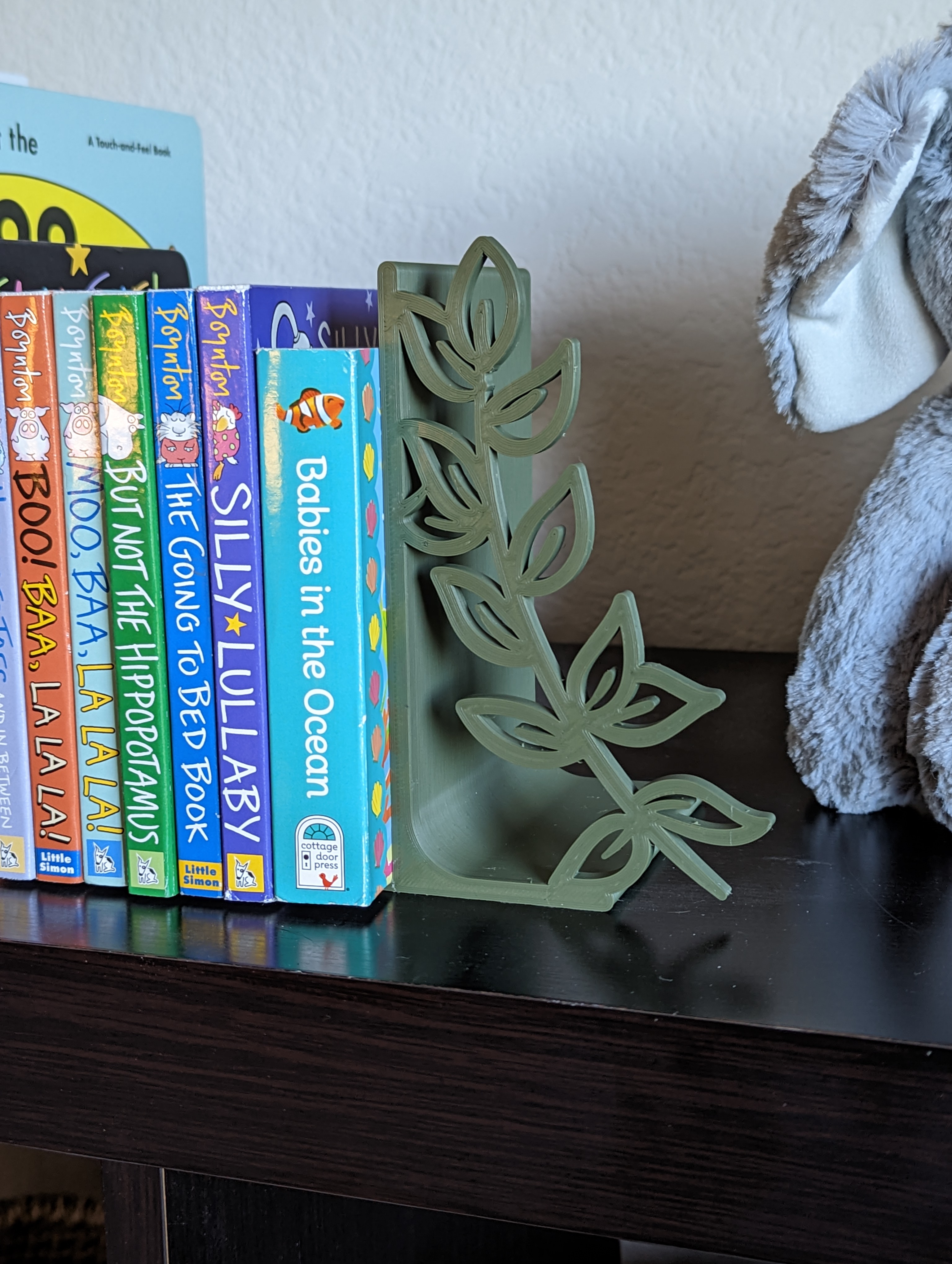Decorative Leaf Book Ends