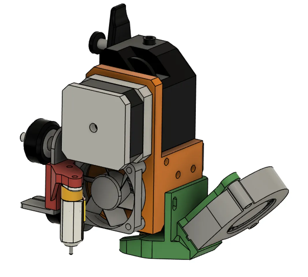 Tevo Tornado BMG Volcano Direct Toolhead w/ BLTouch Support by Wrath144 |  Download free STL model | Printables.com, image size:1067x960