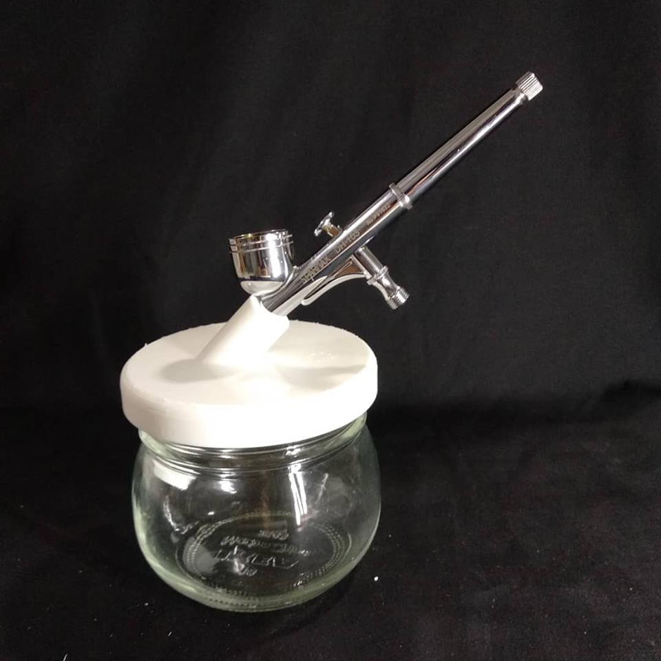 Airbrush Spray Pot Lid for IKEA KORKEN Glass Bottle