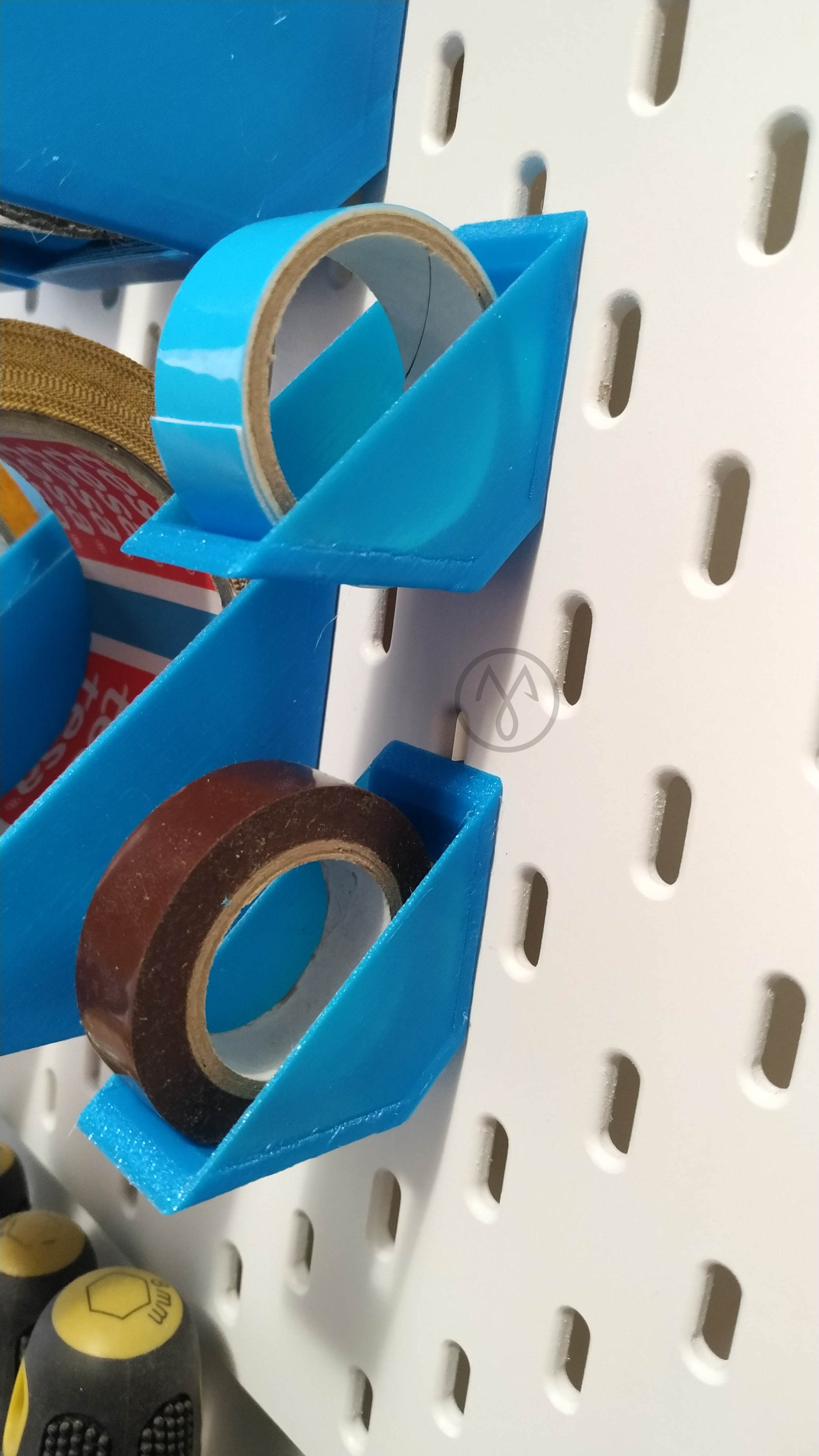 Ikea Skadis 20mm Adhesive Tape Roll Holder by JMAW Download free STL