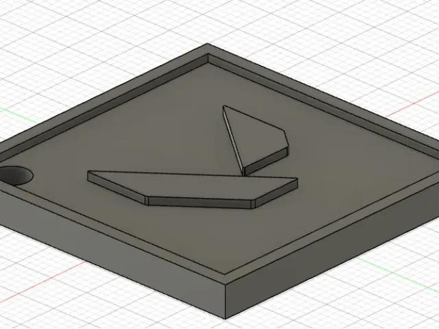Valorant Logo Keychain