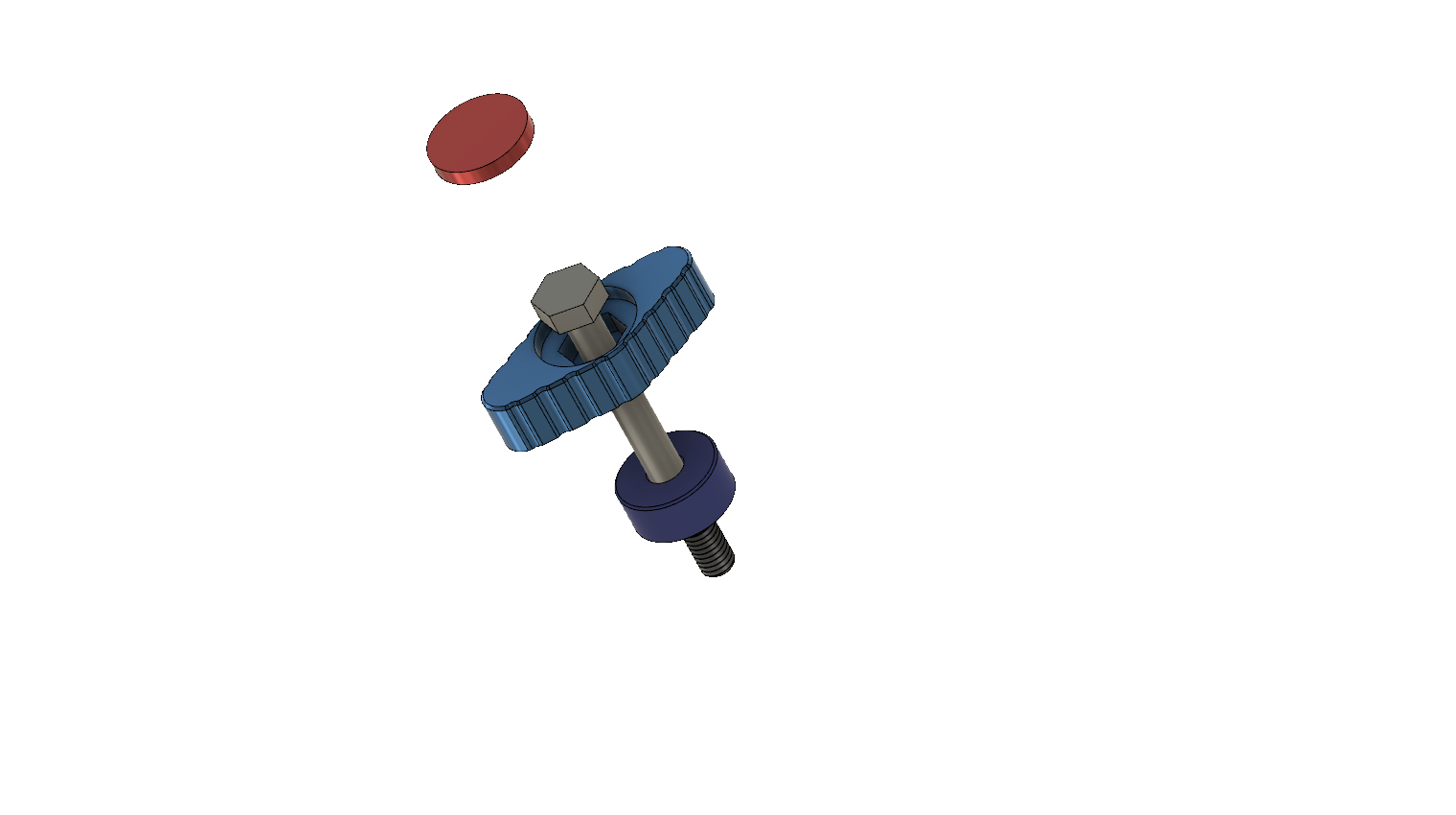 M6 Wing Thumbscrew — miniatura 3