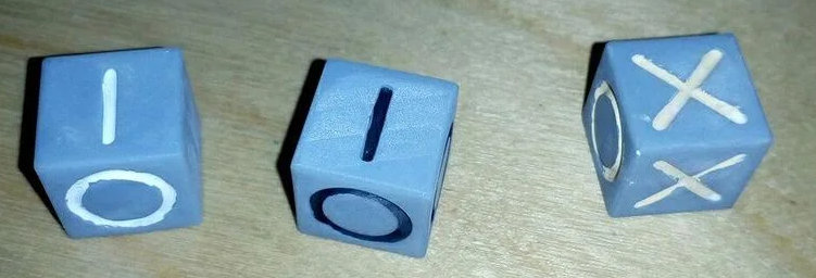 Non Transitive Rock-Paper-Scissor Dice