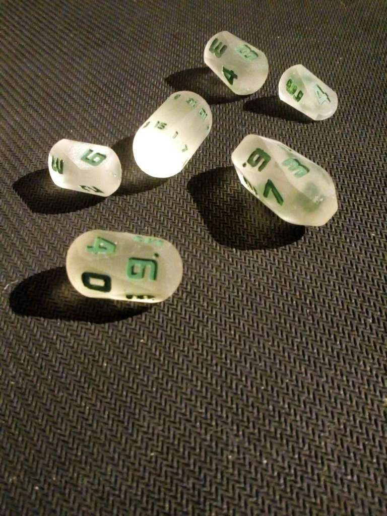 Barrel Dice with Spherical End