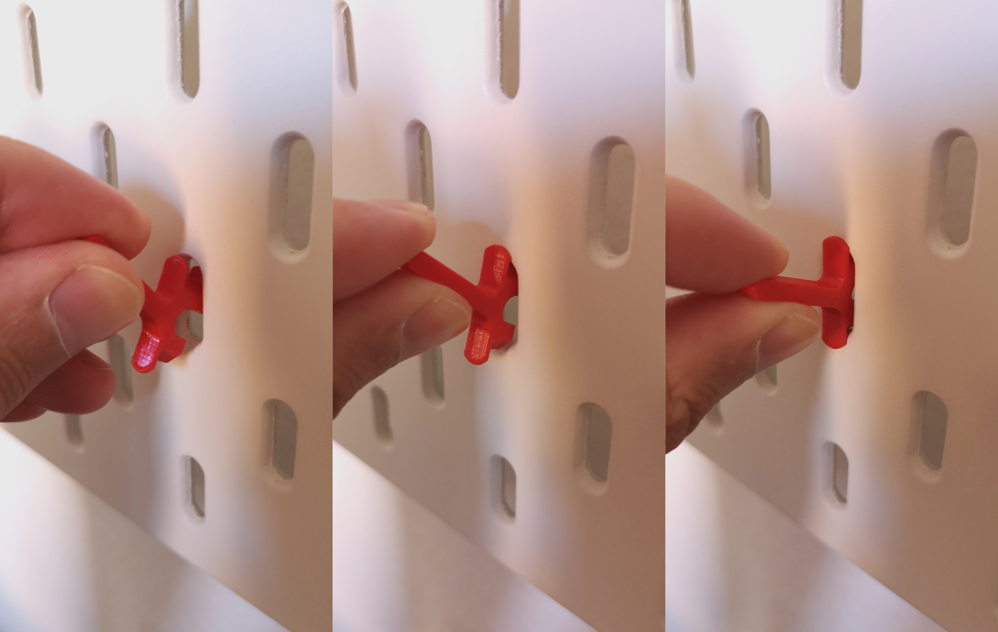 Miniatura 3 do modelo 3D IKEA Skadis simple key hook