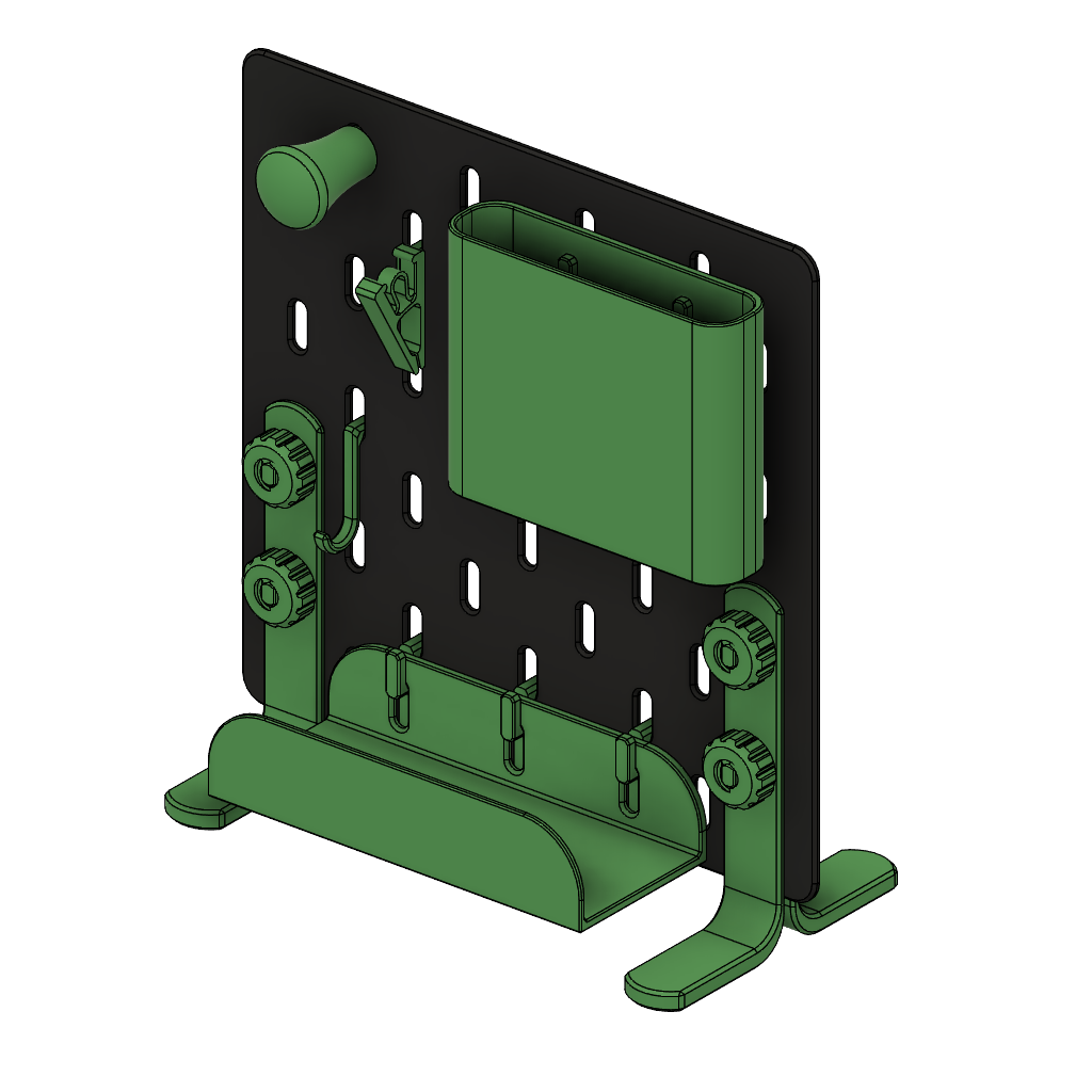 DESKTOP PEGBOARD ORGANIZER By MAQUINA Download Free STL Model desktop-pegboard-organizer-by-maquina-download-free-stl-model