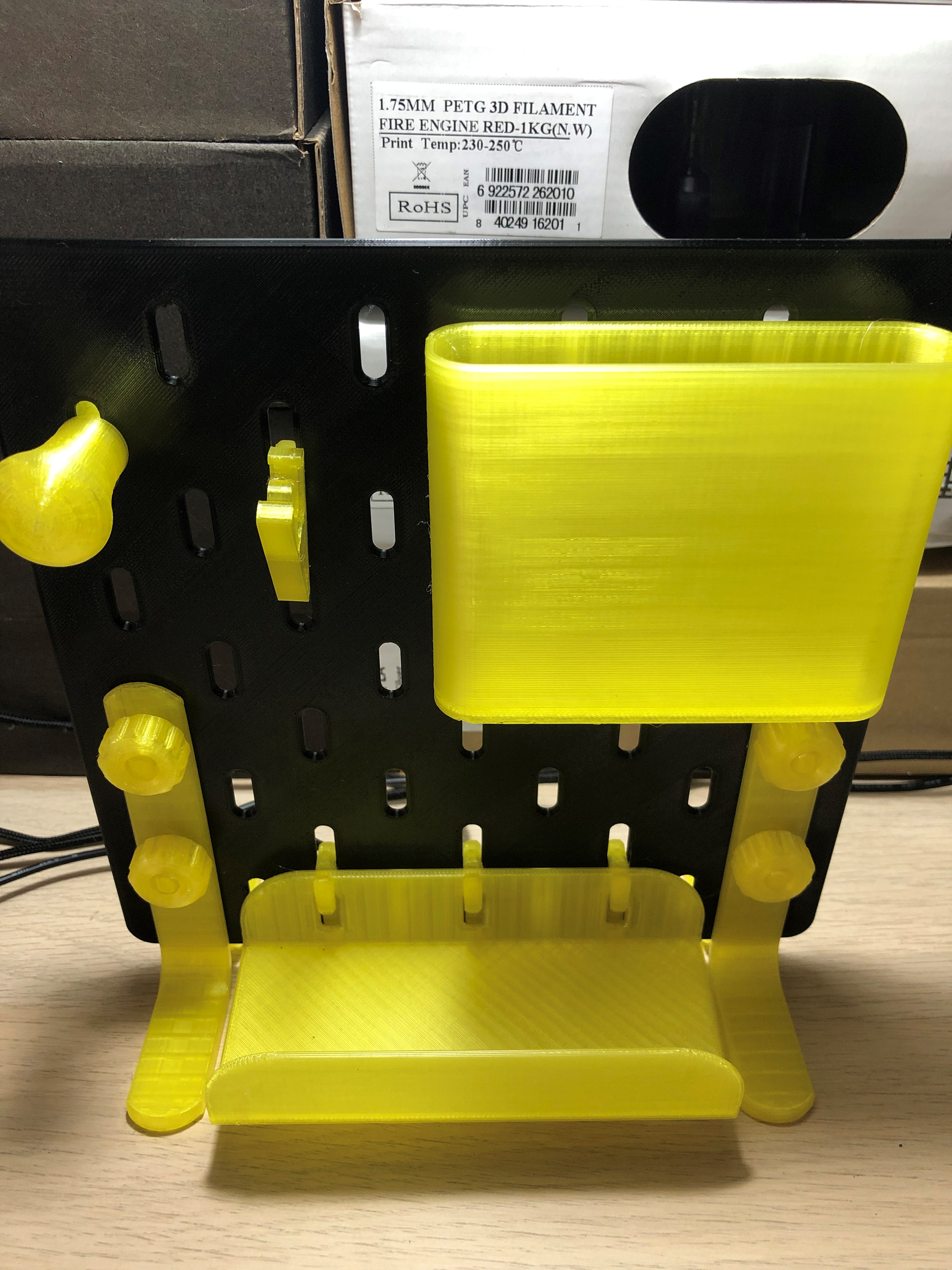 DESKTOP PEGBOARD ORGANIZER By MAQUINA Download Free STL Model desktop-pegboard-organizer-by-maquina-download-free-stl-model