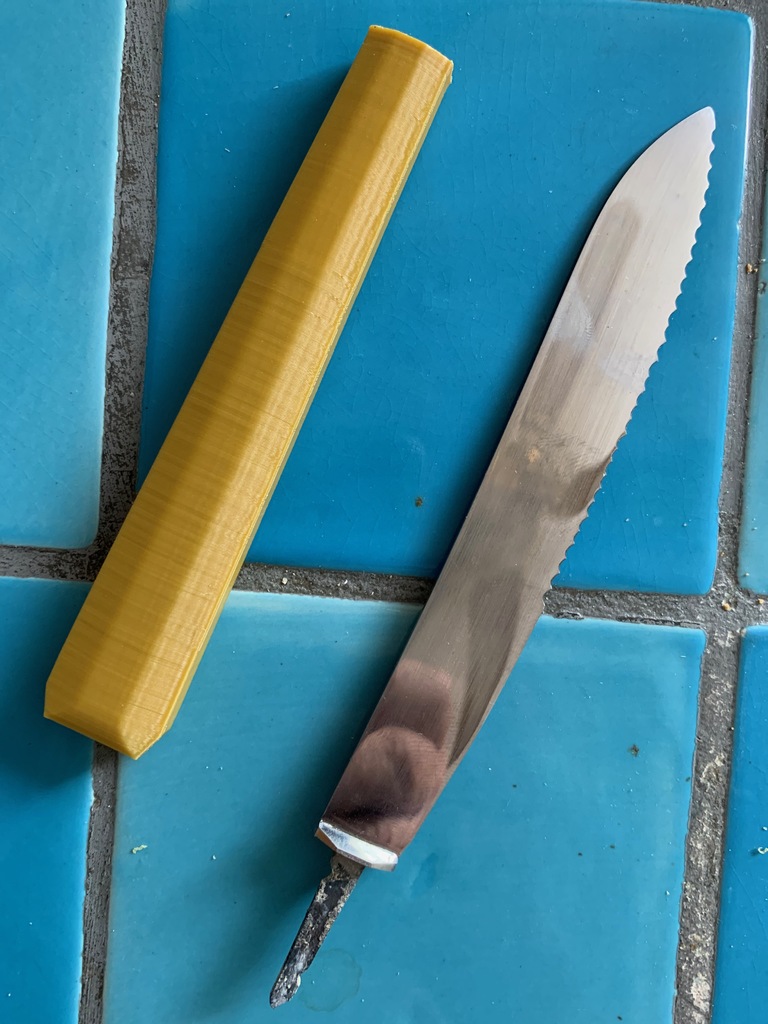 Miniatura 4 do modelo 3D manche couteau