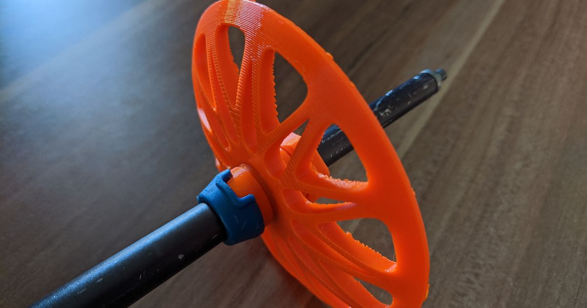 Ski Pole Basket by albrecht Download free STL model