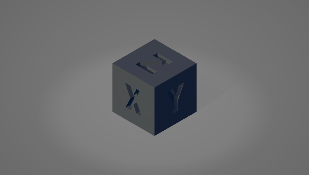 XYZ 10mm Calibration Cube