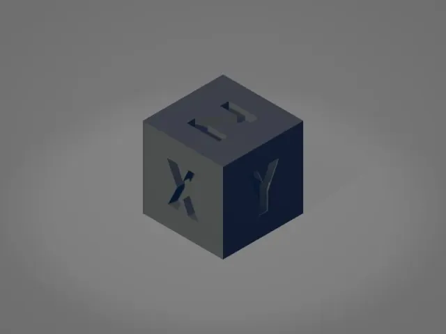 XYZ 10mm Calibration Cube