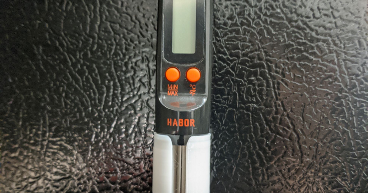 Holder for Meat Thermometer by Scatterthought Download free