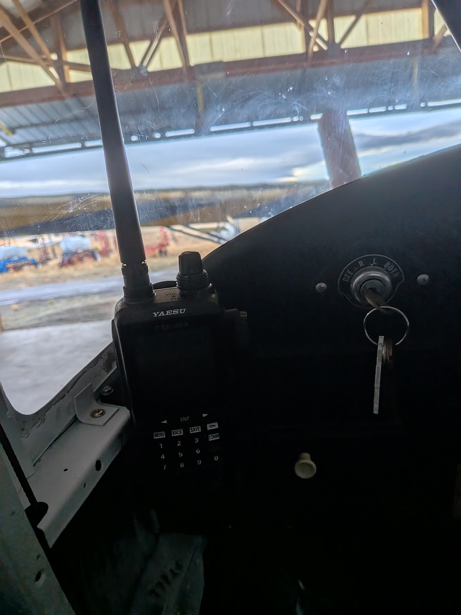 Corner Mount Bracket for Yaesu FTA-450 Aviation Radio