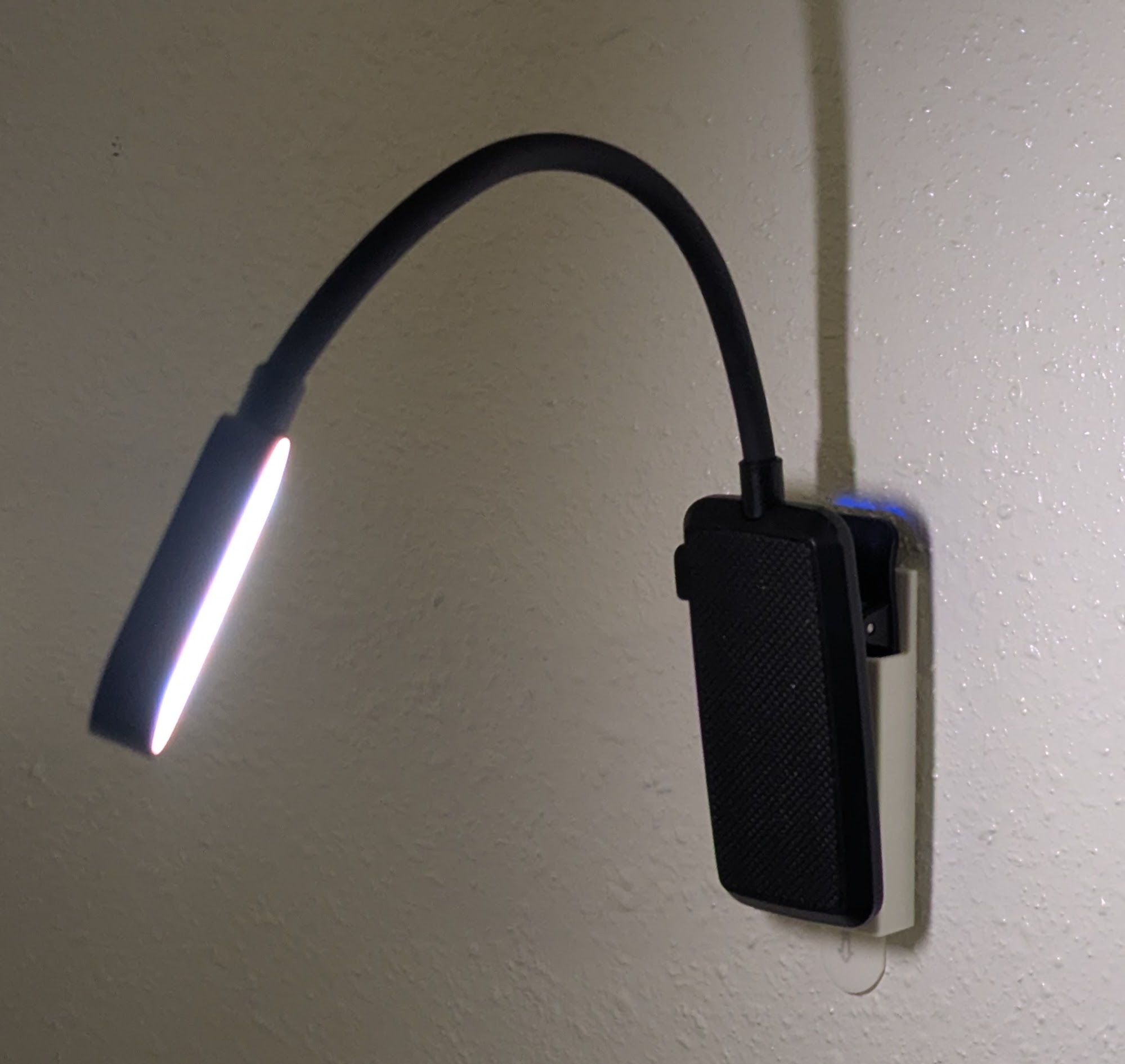 Wall Mount Reading Light Clip On