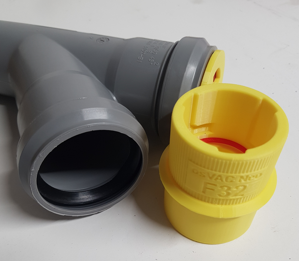 osVACneo F32 to DN50 with gasket