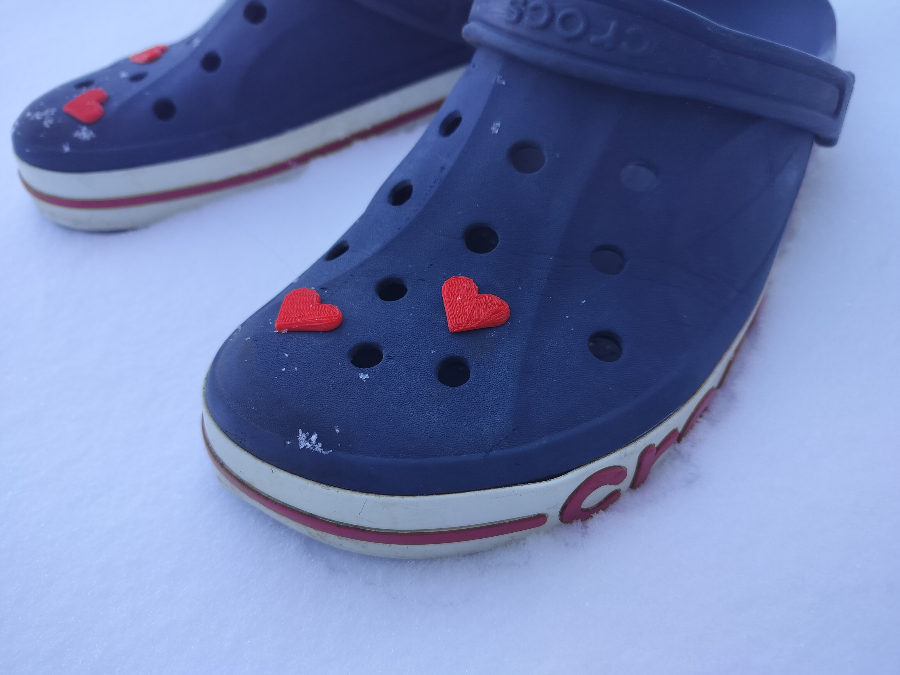 Heart Crocs Jibbitz