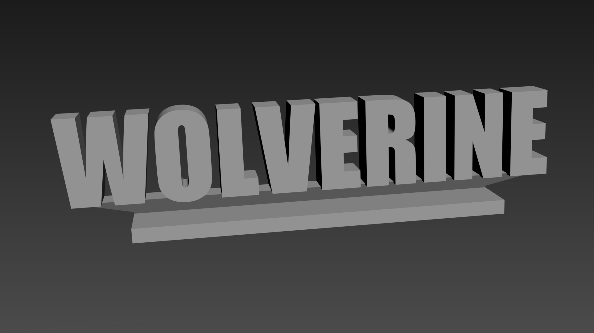Display Name Tag - WOLVERINE – Modular Collectible System – #SAVFX