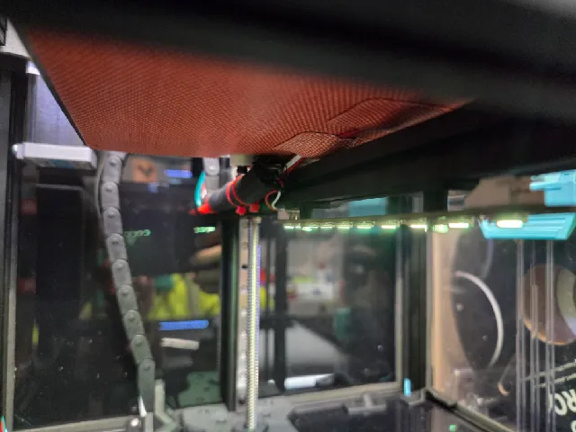 Under bed LED spacer for fork and StealthFork (Printers for ants)