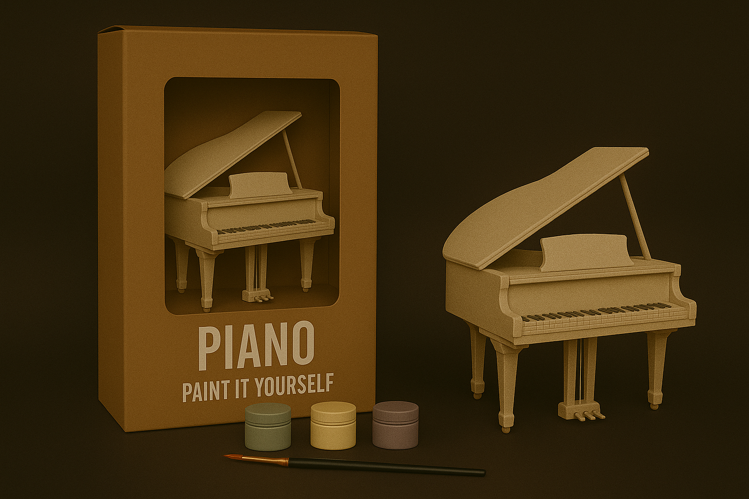 Piano – Paint-It-Yourself