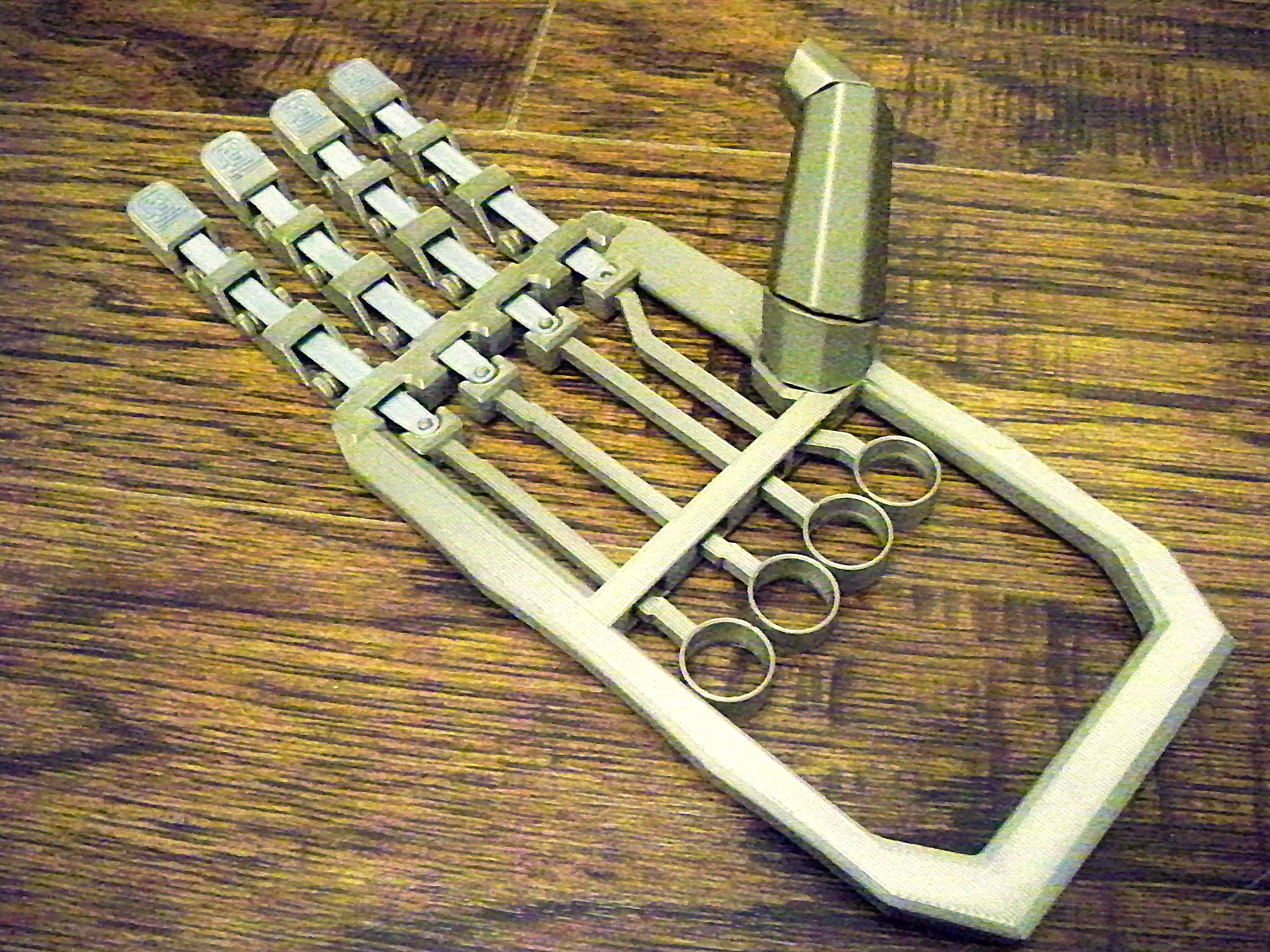 Robotic Hand with independently moving fingers
