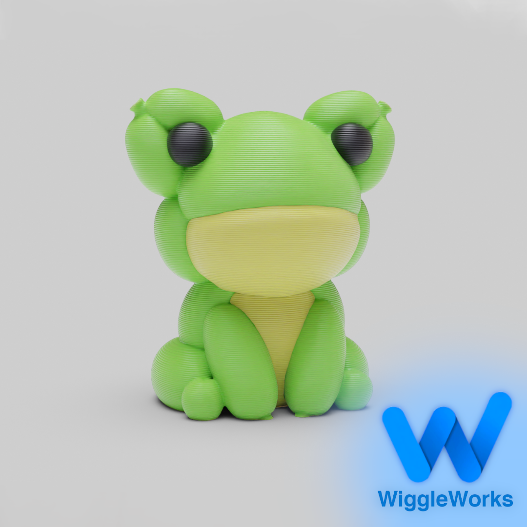 Cute Mini Balloon Frog (+Keychain) — miniatura 2