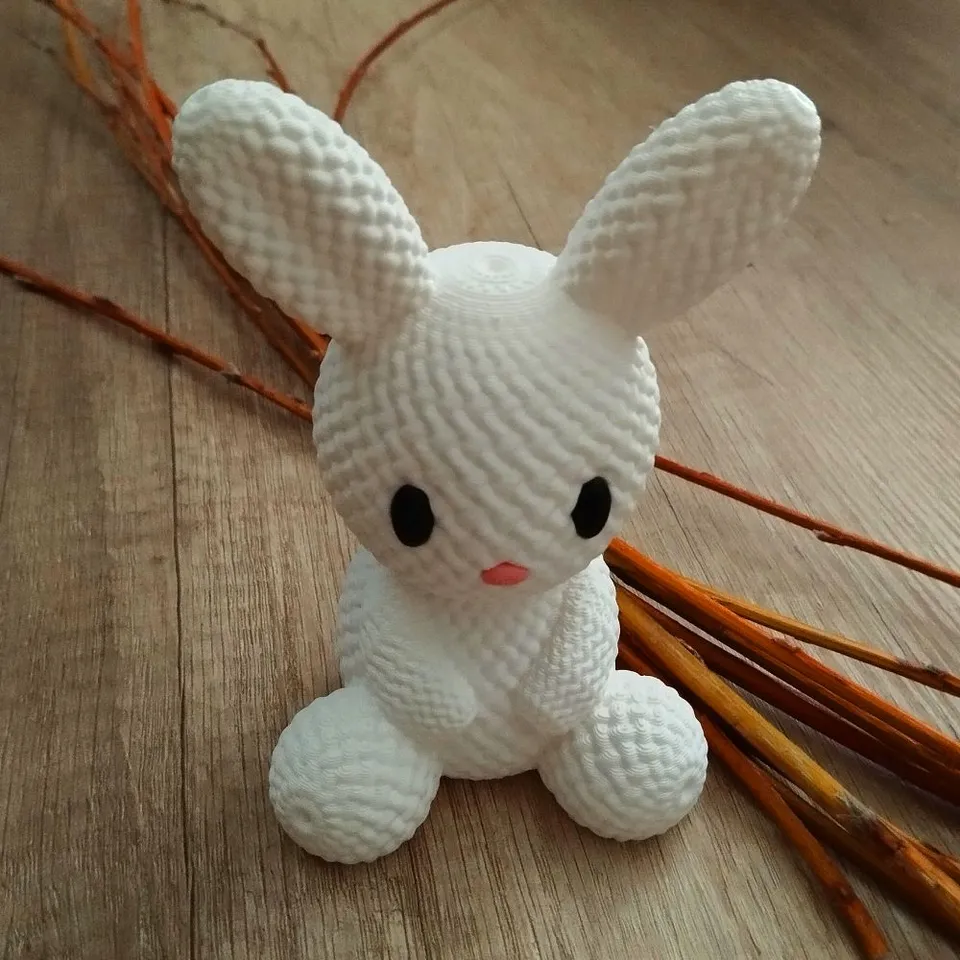 Easter Crochet/Weaved Bunny by Joe Paradise | Download free STL