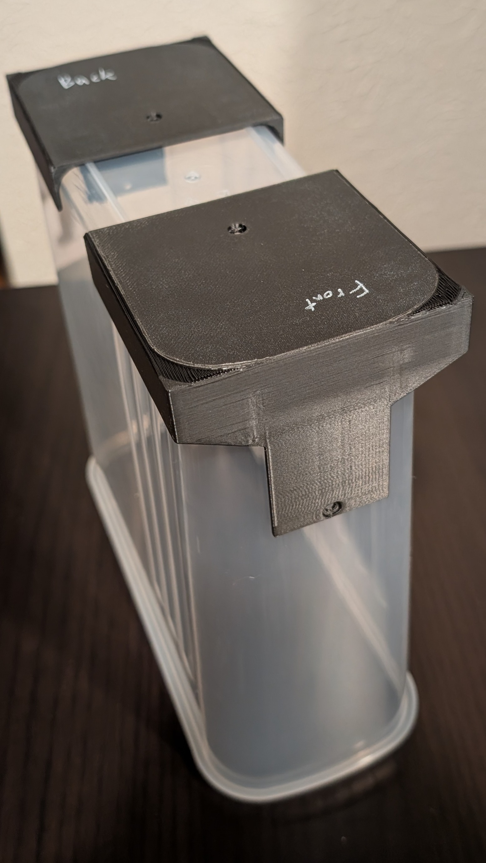 Corner Hole Templates for The Ultimate Cereal Container Filament Drybox