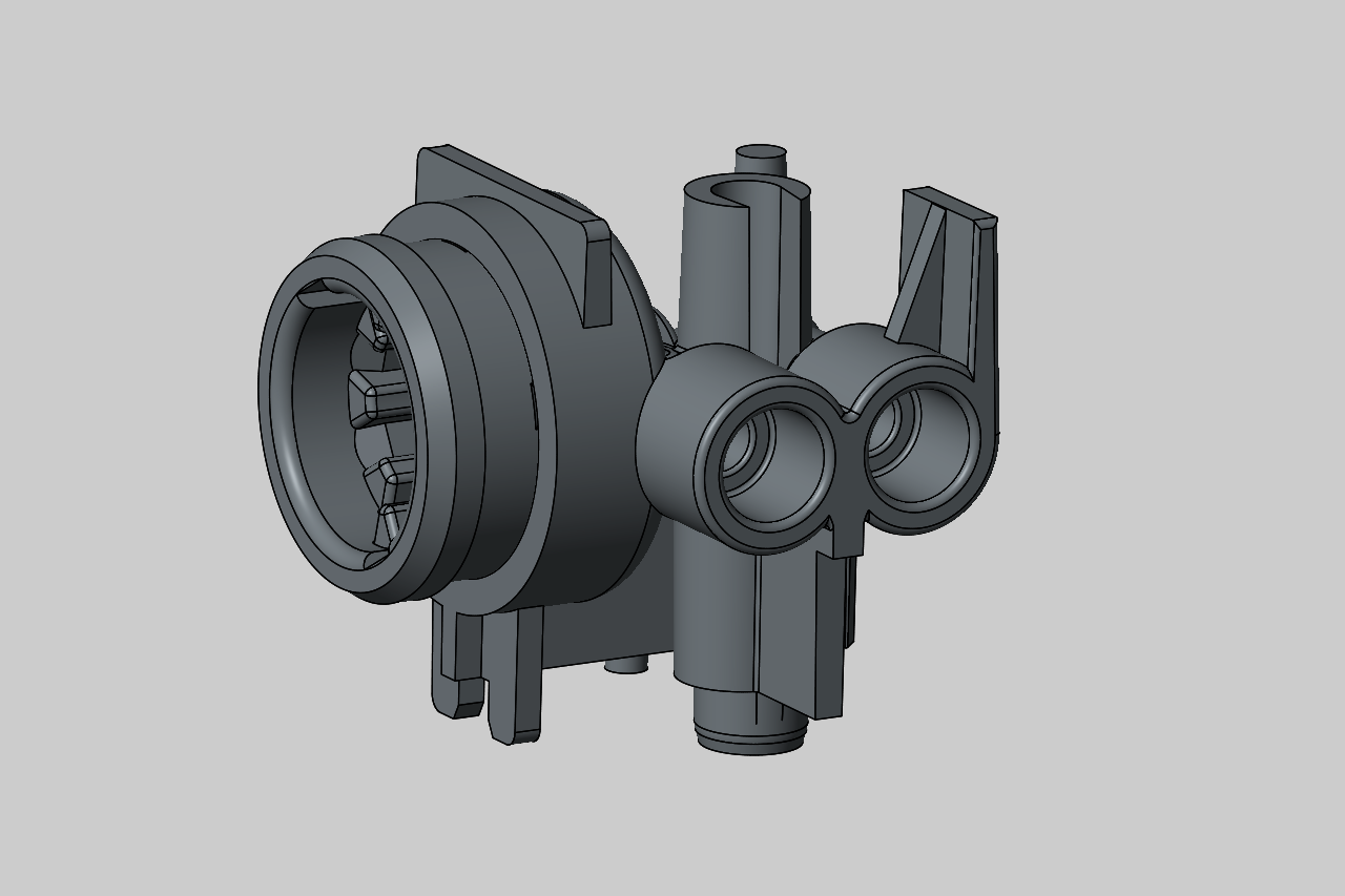 Dampfventilgehäuse  / Steam valve housing Jura Subito 630 Type 968