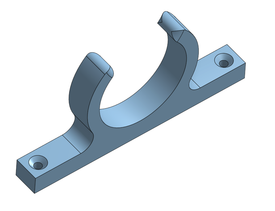 Kitchen leg clip mount