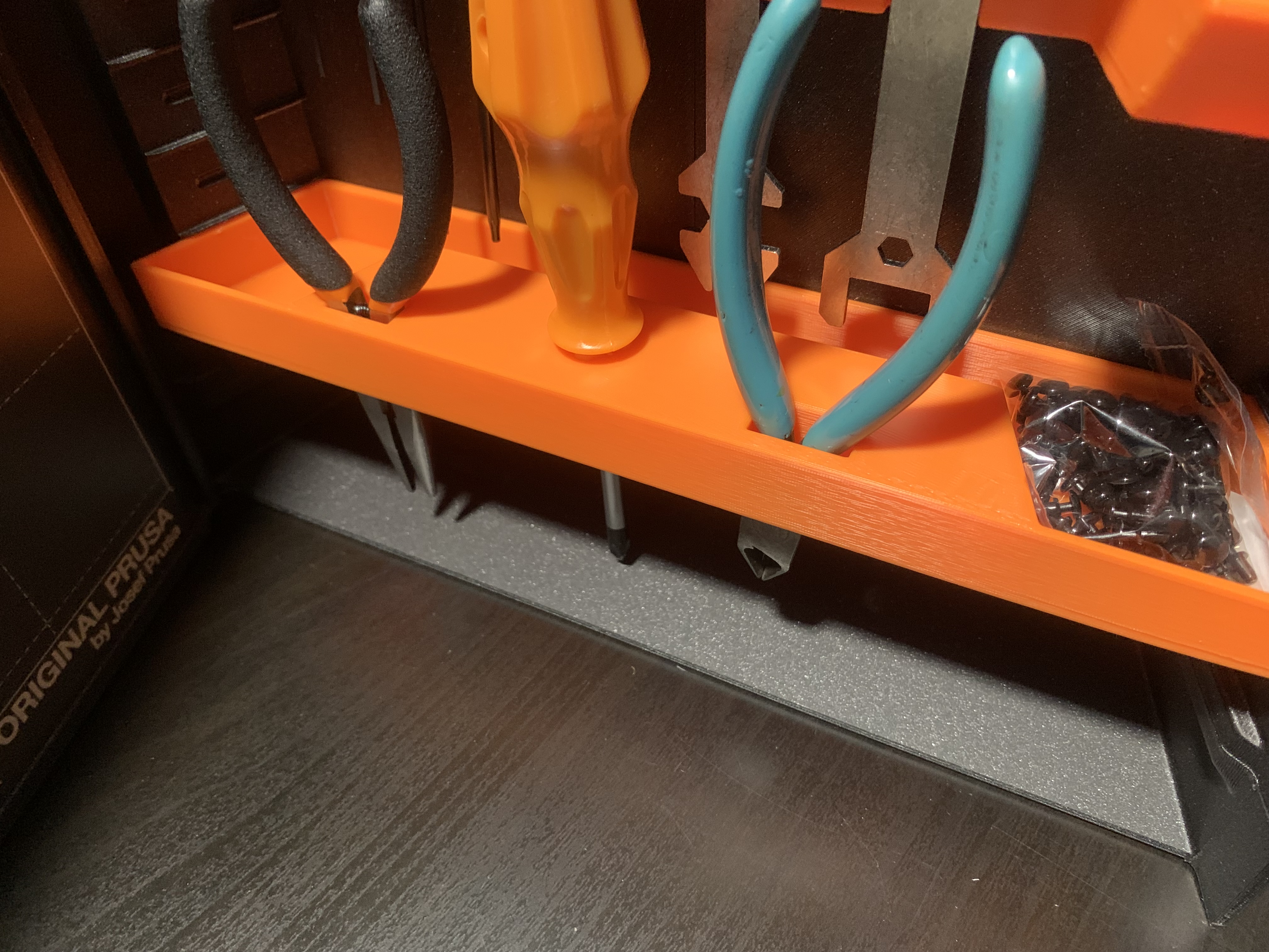 Tool Rack for Core One Side Storage with door clearance