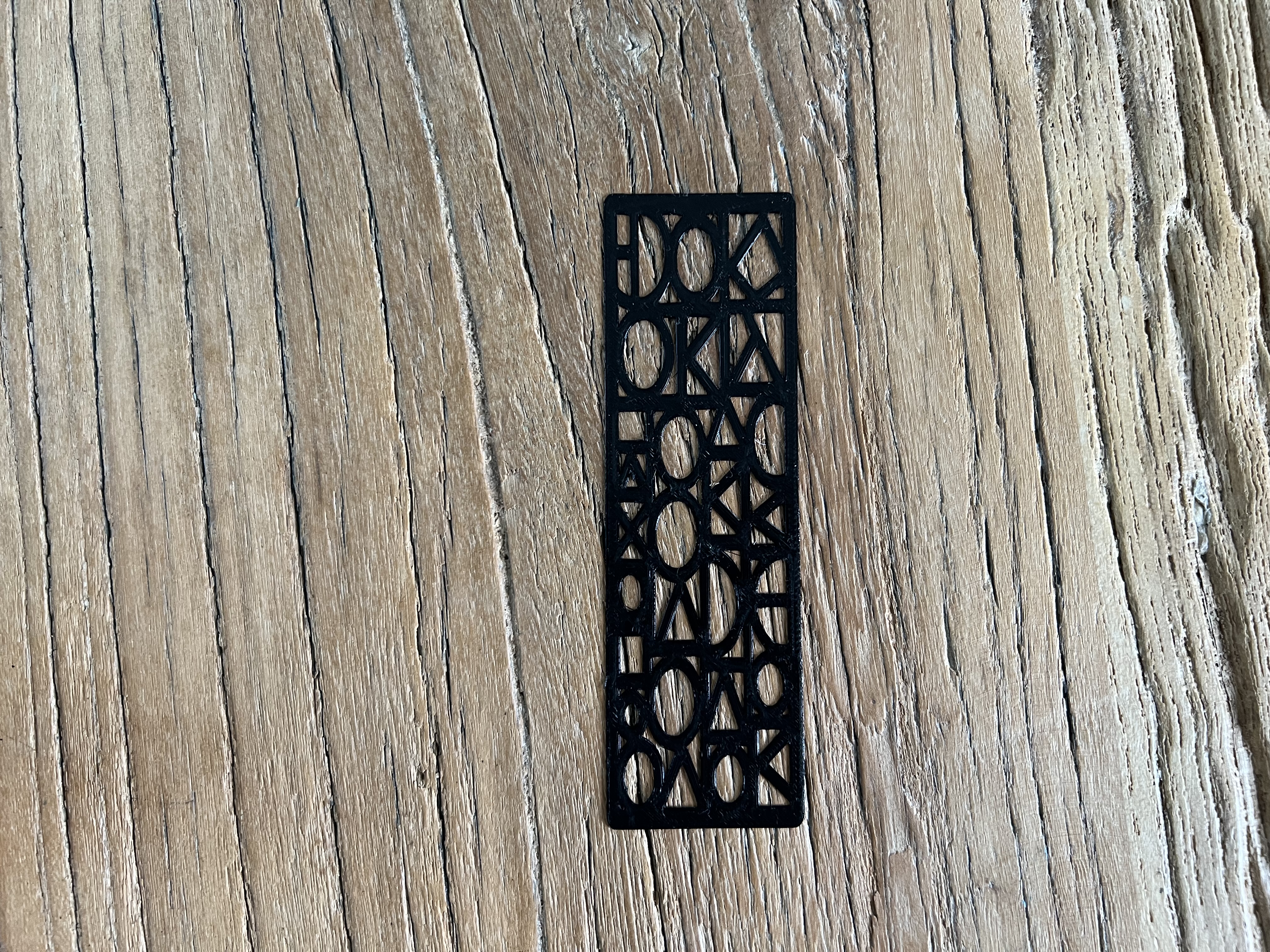 Miniatura 3 do modelo 3D Elegant Patterned Bookmark Collection #1