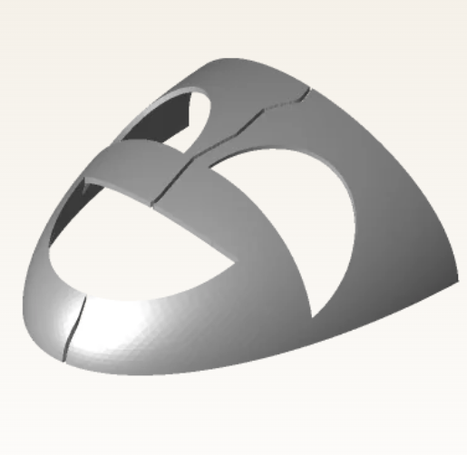 Gangle broken comedy mask