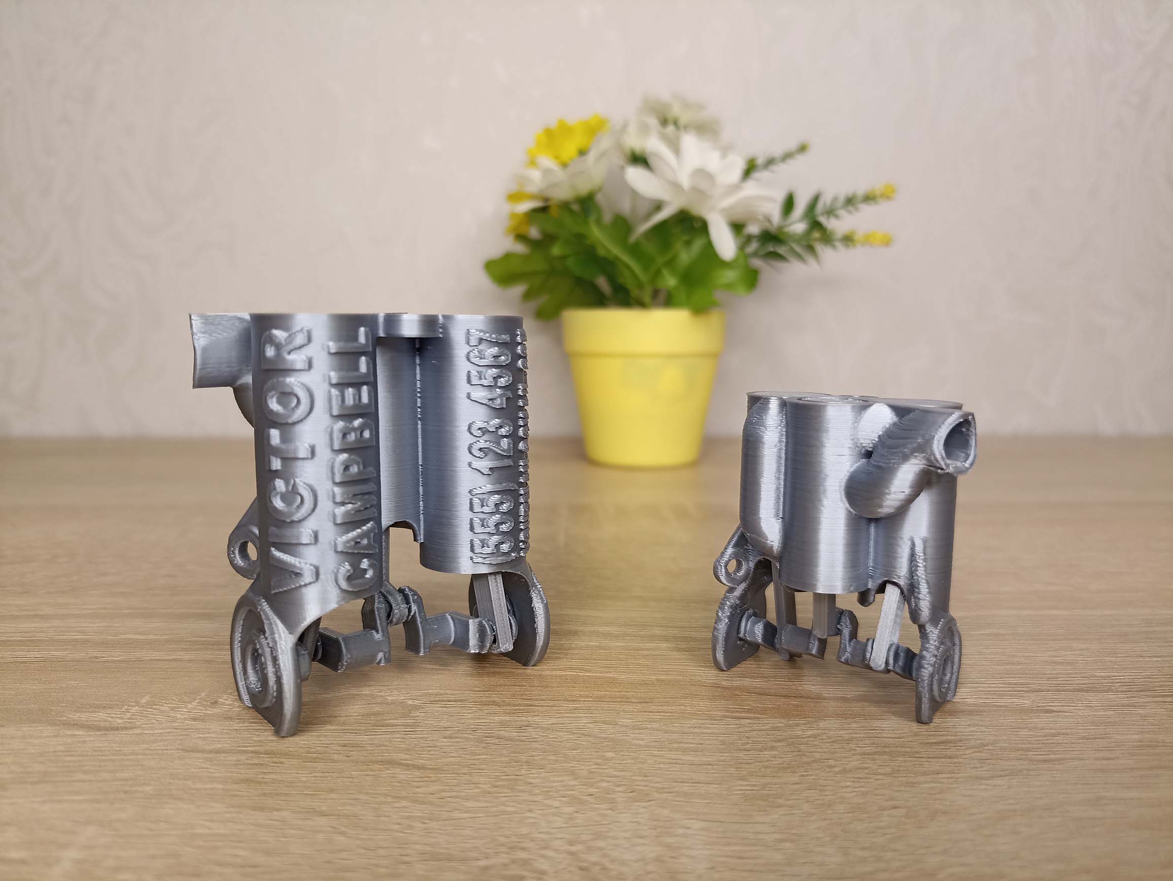 Working air motor keychain