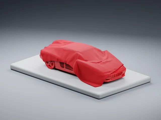 Ferrari Testarossa (Ferrari 512 TR) - Under Cloth
