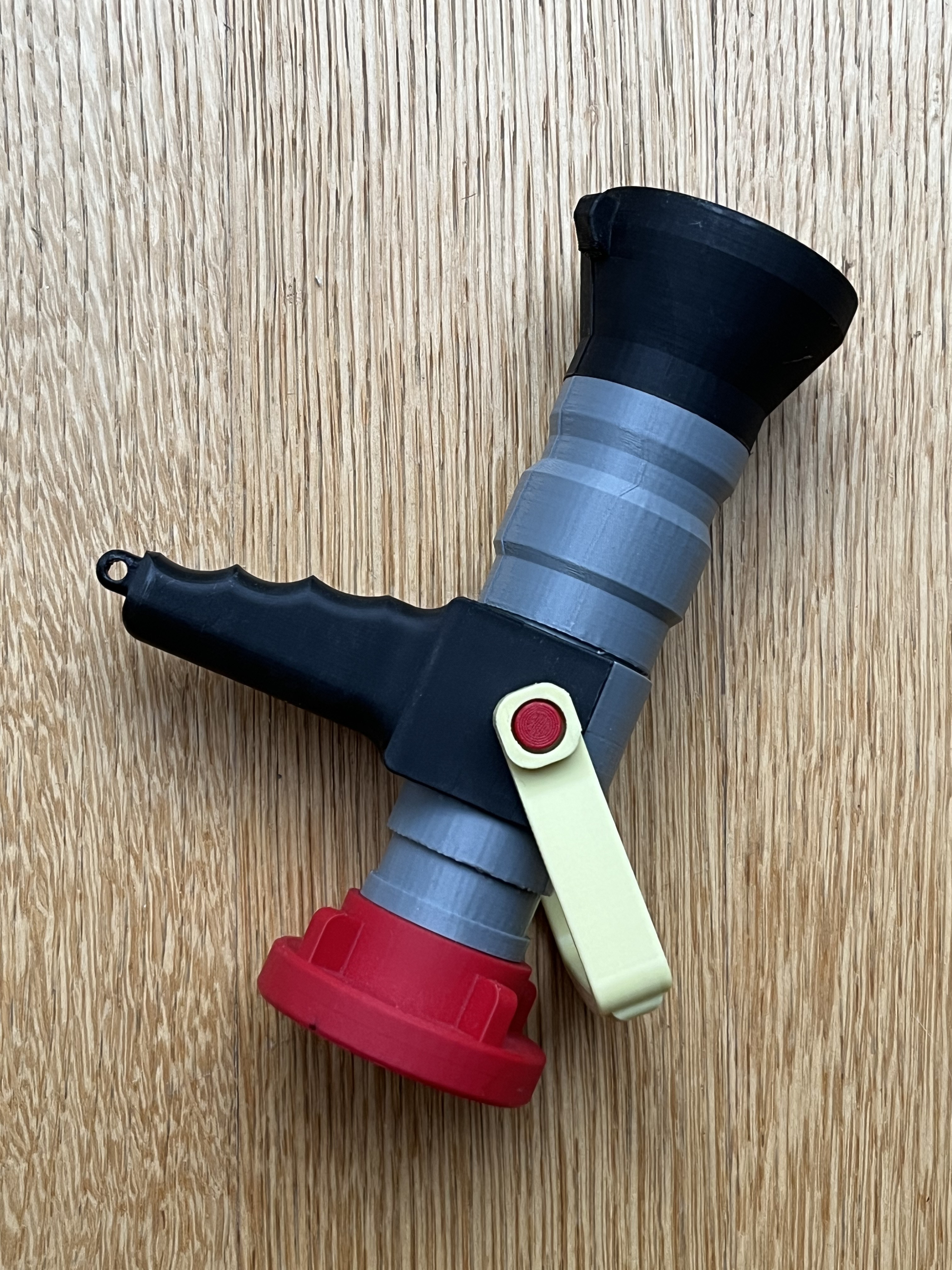 Printable bolt & nut for fog fire nozzle