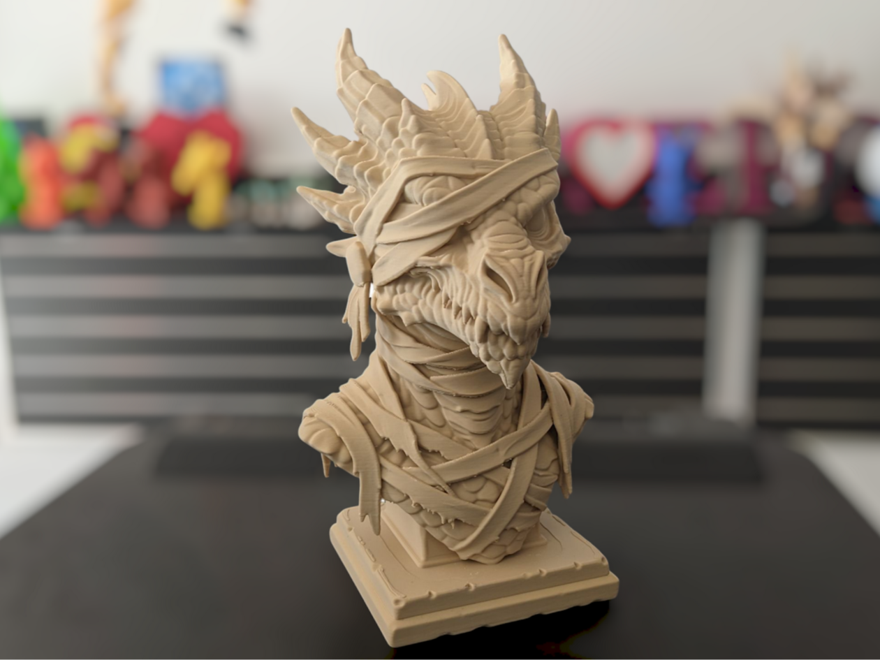 Mummy Dragon Bust