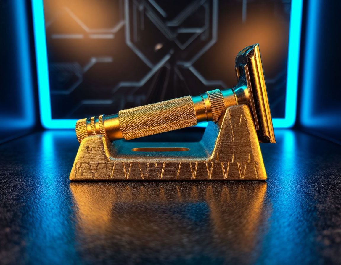 Razor Stand in Henson Shaving Style