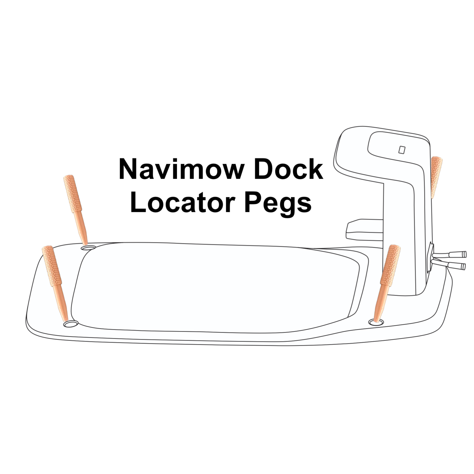 Navimow Charging Base Markers: Save your dock location